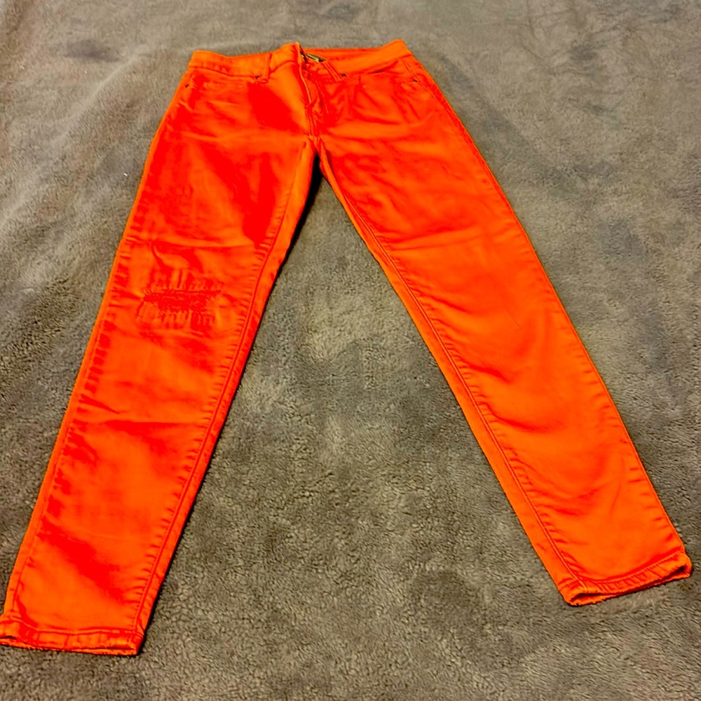 BRAND NEW ORANGE SHARON YOUNG SKINNY JEANS SIZE 4
